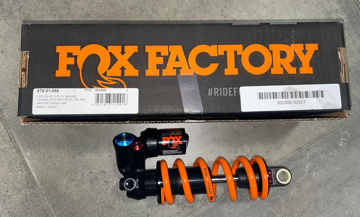 FOX DHX2 Trunnion 185x55 2022