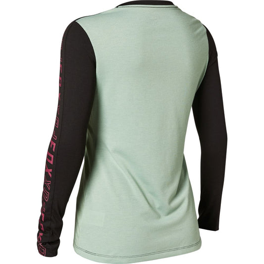 FOX MAGLIA MANICHE LUNGHE RANGER DRIRELEASE® DONNA - SAGE