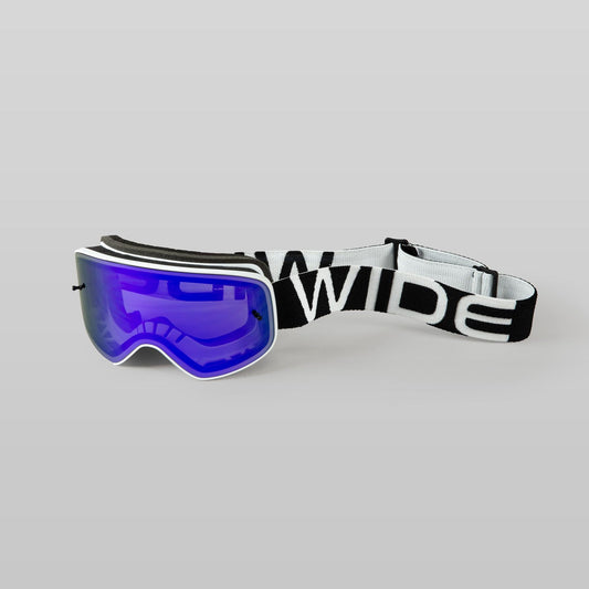 OPAQUE WHITE - PURPLE MIRROR // DELTA GOGGLES